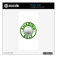 Amazing Golf Skin For iPhone 4
