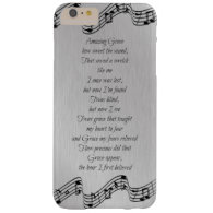 Amazing Grace Lyrics iPhone 6 Plus Case