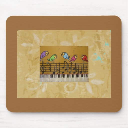 Amazing Grace  singalong birds mouse pad