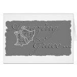Amazing Grace Sleigh Bells Greeting Card