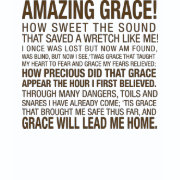 AMAZING GRACE Quote shirt
