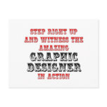 Amazing Graphic Designer In Action Postcards