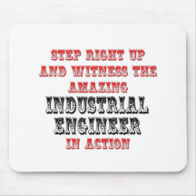 Amazing Industrial Engineer In Action Mousepads