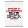 Amazing Insomniac In Action Greeting Card