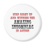 Amazing Insomniac In Action Fridge Magnets