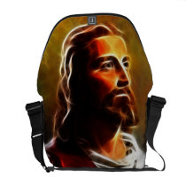 Amazing Jesus Portrait Messenger Bag