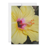 Amazing Large Yellow Flower Invitation