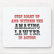 Amazing Lawyer In Action Mouse Pads
