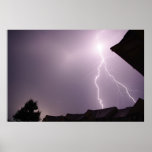 Amazing Lightning Strike Poster