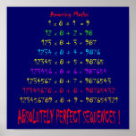 Amazing Maths Poster