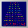 Amazing Maths Poster