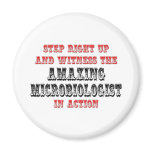 Amazing Microbiologist In Action Fridge Magnets