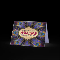 Amazing Mothers Day Feathers Art Card cards