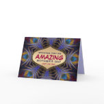 Amazing Mothers Day Feathers Art Card