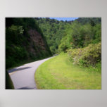 Amazing Motorcycle Turns and View Print
