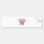 Amazing Nerd In Action Bumper Stickers
