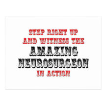 Amazing Neurosurgeon In Action Postcard