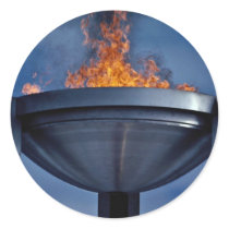 Amazing olympic flame stickers