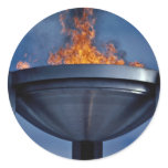 Amazing olympic flame stickers