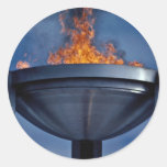 Amazing olympic flame stickers