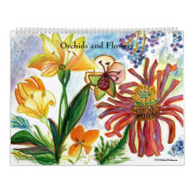 Amazing Orchid and Flower Calendar