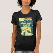 Amazing Outer Space Robot T Shirt