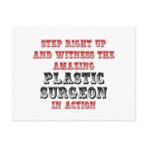 Amazing Plastic Surgeon In Action postcards