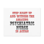 Amazing Psychiatric Nurse In Action Post Card