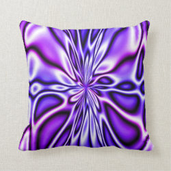 Amazing Purple Floral Bloom Mojo Pillow