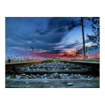 Amazing Sky Over the Railway posters