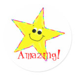 Amazing Star School Stickers