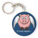 Amazing things happen in life everyday keychain