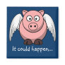 Amazing things happen in life everyday fridge magnet