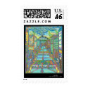 Amazing Town stamp