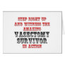 Amazing Vasectomy Survivor In Action Cards