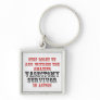 Amazing Vasectomy Survivor In Action Key Chains