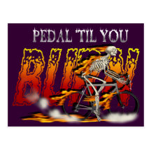 Amazingly Cool Spinning Cyclists Cyling gift Postcards