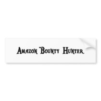 Amazon Bounty Hunter Sticker Bumper Stickers