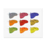 Amazon Colored Butterfly Postcard