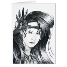 Amazon Warrior - Blank Note Card