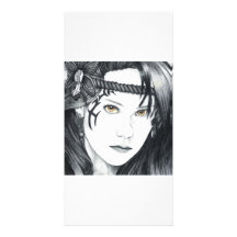 Amazon Warrior (face) - Photo Card