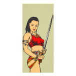 Amazon Women and Sword Full Color Rack Card