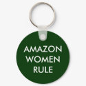 AMAZON WOMEN RULE keychains