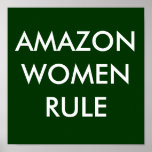 AMAZON WOMEN RULE posters
