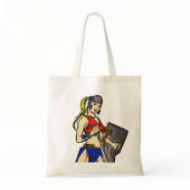 Amazon Women Soldiers Tote Bag