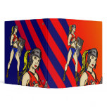 Amazon Women Soldiers Vinyl Binder