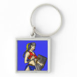 Amazon Women Soldiers Keychains