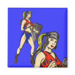 Amazon Women Soldiers Magnet