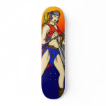 Amazon Women Soldiers Custom Skateboard
