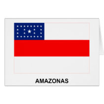 Amazonas, Brazil Flag cards by Vexillophile Amazonas, Brazil Flag cards